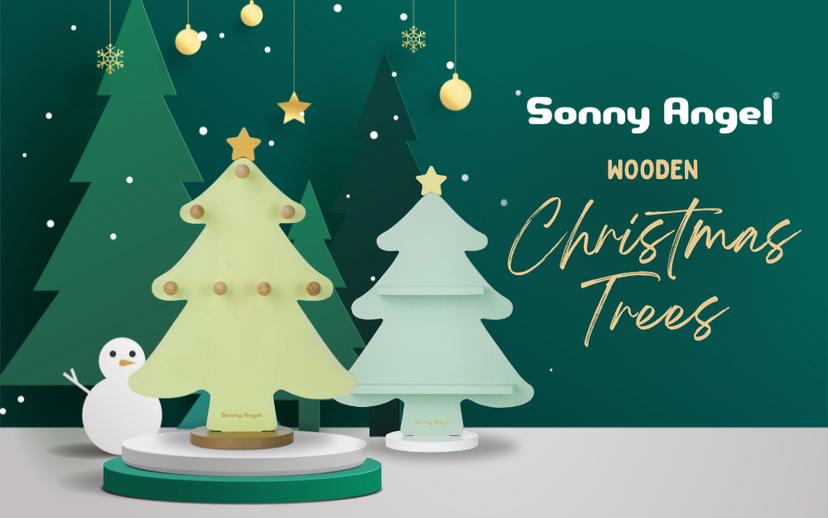 Sonny Angel Wooden Christmas Trees