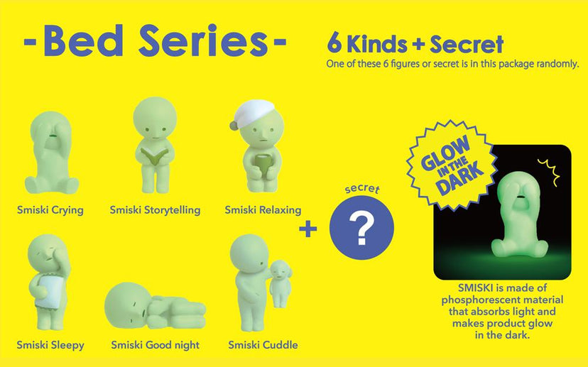  Smiski Dreams Glow in The Dark Figure, Dressing Series, Random  Style, 1 Pack : Toys & Games